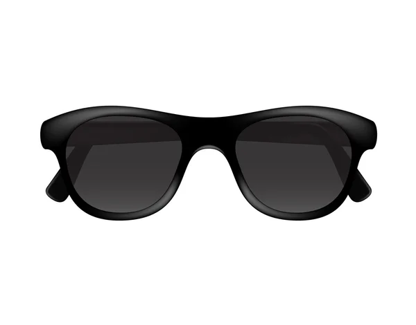 Gafas retro en diseño oscuro — Vector de stock