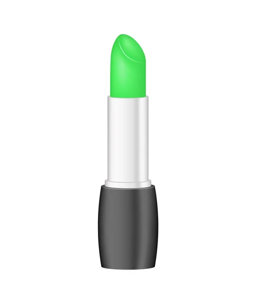 Groene lippenstift — Stockvector