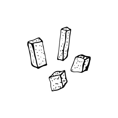 Krakerler. Bira çerezi. Web tasarımı için el çizimi ögesi, kırtasiye, poster, broşür, logo