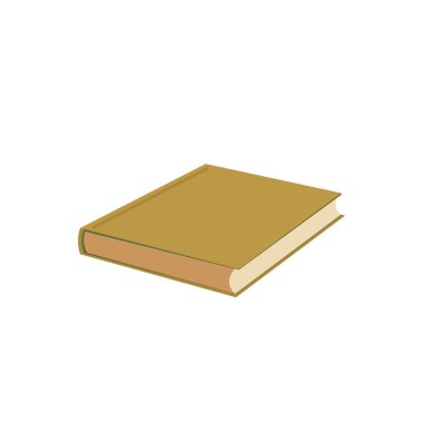 Kitap illüstrasyonu. Çıkartmalar, kırtasiye, dekorasyon için vektör illüstrasyonu.