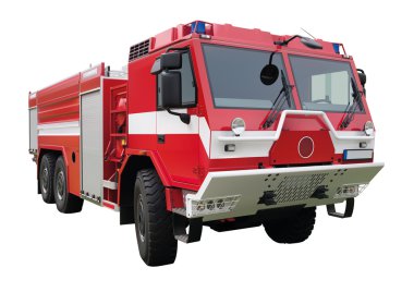 Kırmızı itfaiye aracı