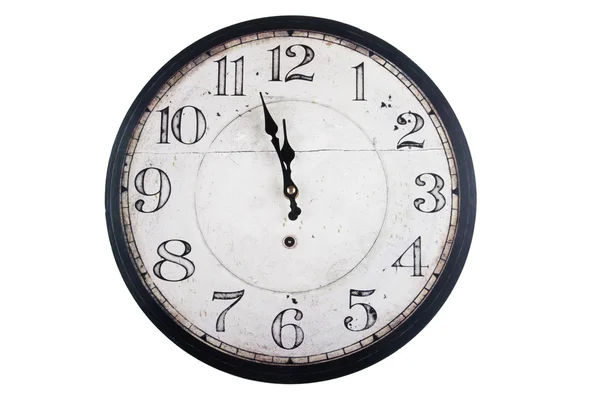 Vintage round wall clock — Stock Photo, Image