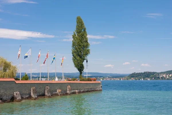 Harbor of Unteruhldingen at Lake Constance — Stock Photo, Image