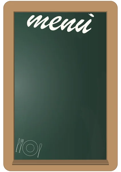 Tableau noir menu — Image vectorielle