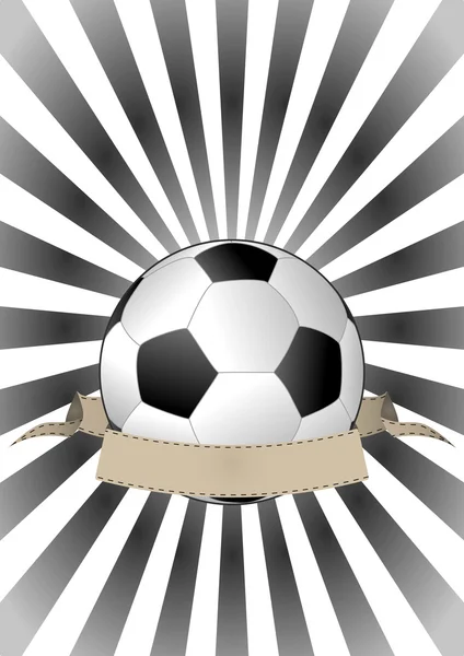 Fußball-Banner — Stockvektor