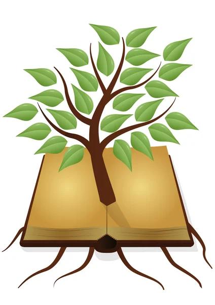 Tree book — Stock Vector