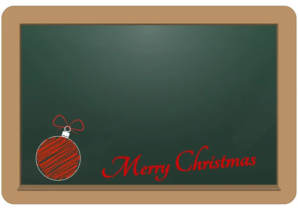 Merry christmas chalkboard — Stock Vector