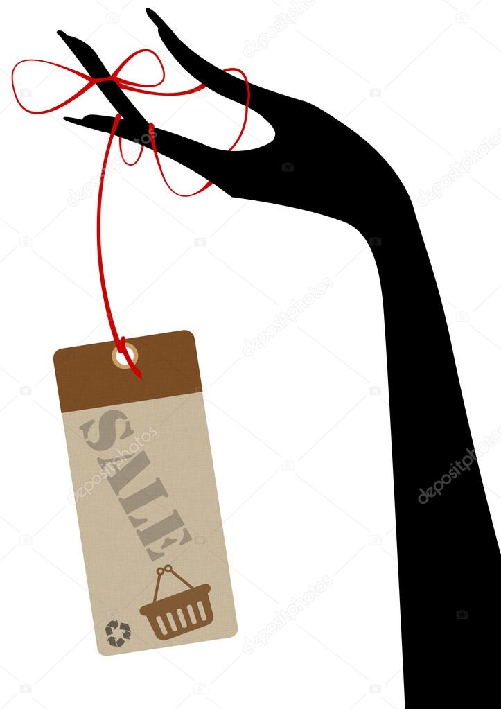 sale hand tag