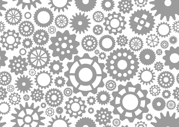 Seamless pattern gear — Stock Vector