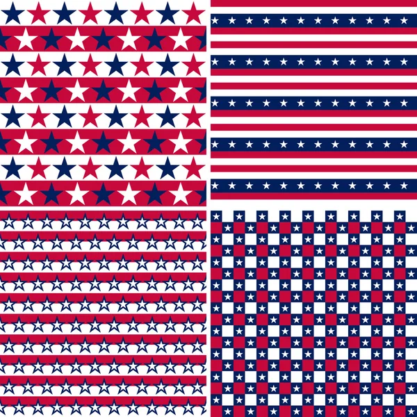 Usa seamless pattern — Stock Vector