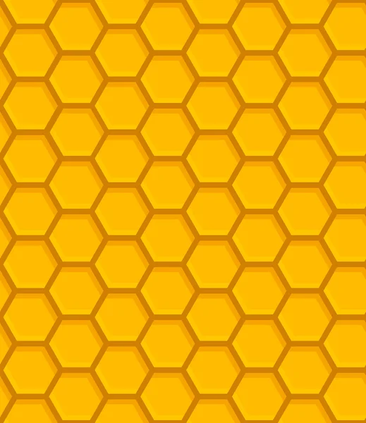 Beehive seamless pattern — Stock Vector