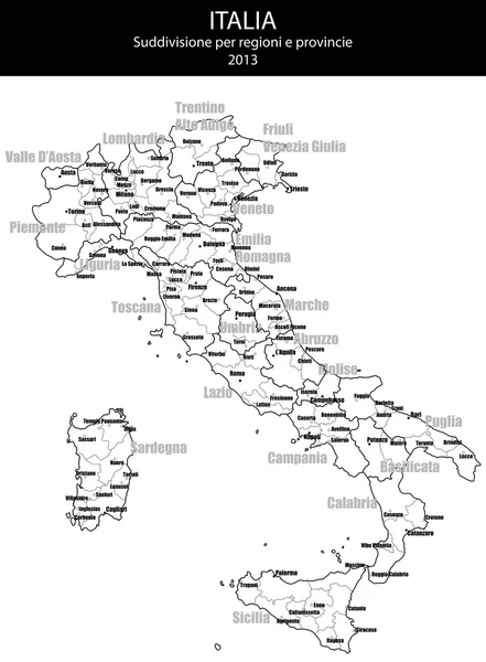 Italië stadsplattegronden — Stockvector