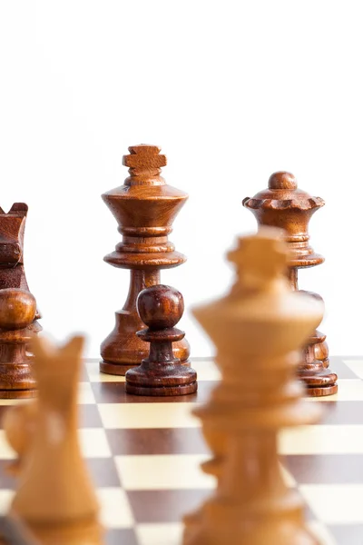 Chess Pieces On Chess Board Stock Illustration - Download Image Now -  Arranging, Bishop - Chess Piece, Challenge - iStock