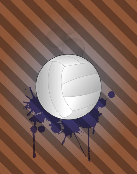 Volley, achtergrond — Stockvector