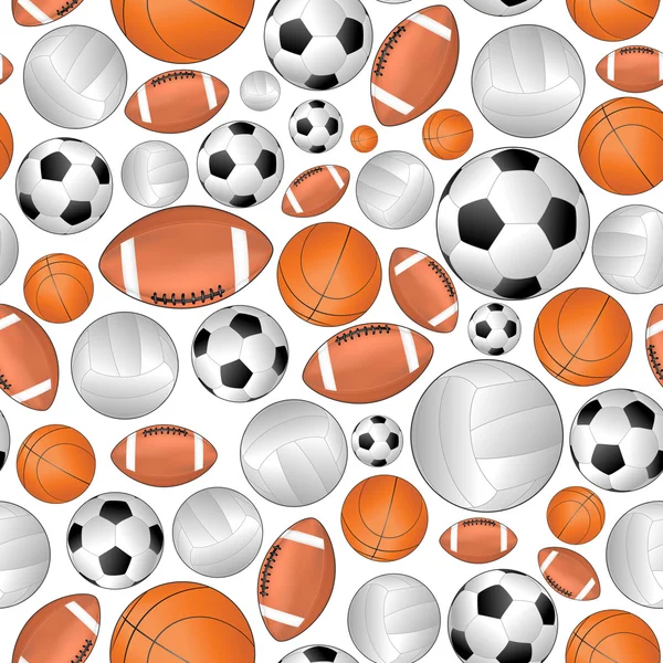 Sport seamless pattern — Stock Vector