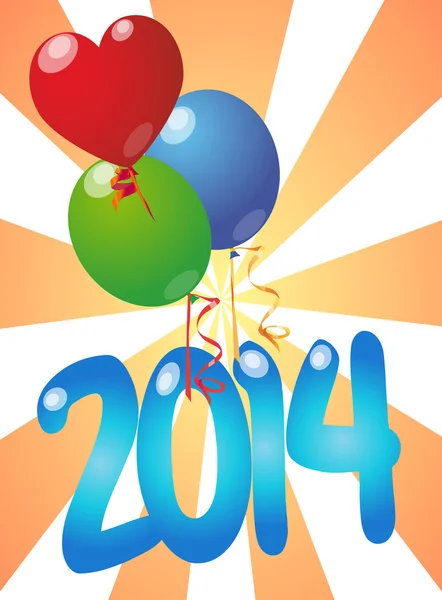 Globos 2014 — Vector de stock