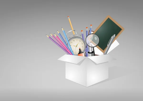 School box — Stock Vector