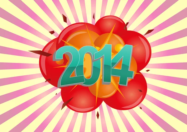 Explosion 2014 — Image vectorielle
