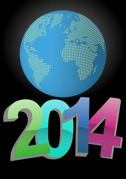 2014 world — Stock Vector