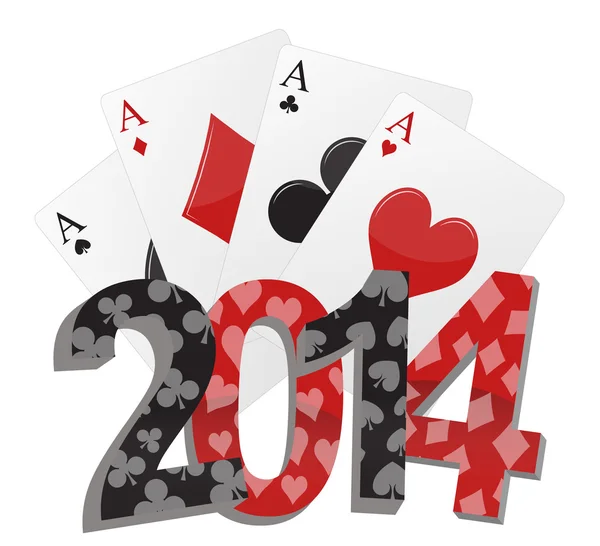 Poker 2014 — Image vectorielle