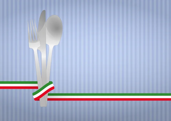 Posate italiano — Vettoriale Stock