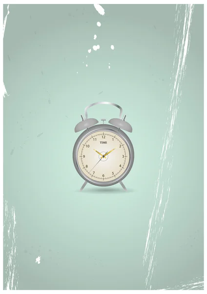 Reloj despertador vintage — Vector de stock