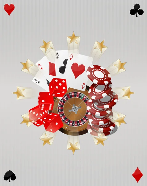 Objet casino — Image vectorielle
