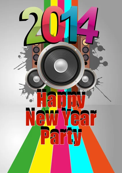 2014 party — Stock Vector