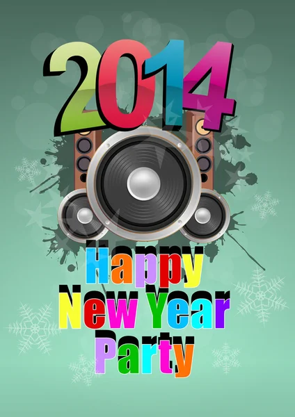 2014 party — Stock Vector