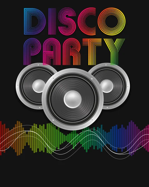 Fiesta discográfica — Vector de stock