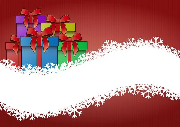 Cadeau de Noël — Image vectorielle