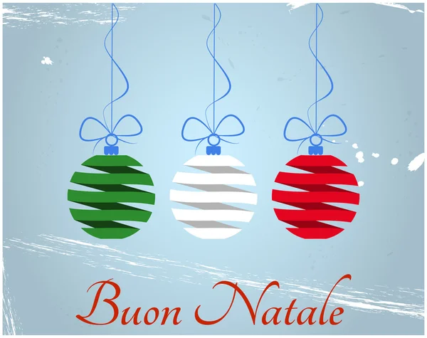 Natale italiano — Vettoriale Stock