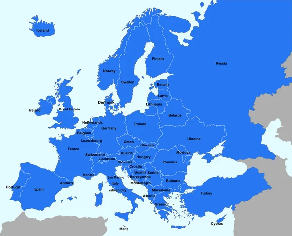 Европа — стоковый вектор