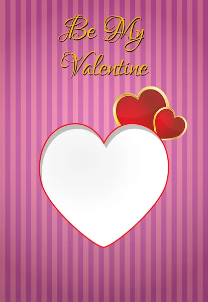 Blank valentine — Stock Vector