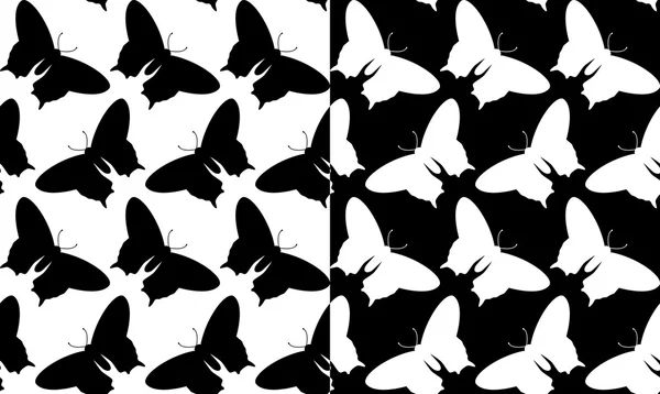 Patrón sin costura mariposa — Archivo Imágenes Vectoriales