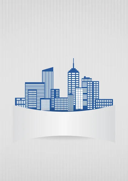 Blank urban — Stock Illustration Blank urban Vector Graphics