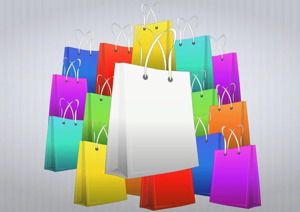Shopper vierge — Image vectorielle