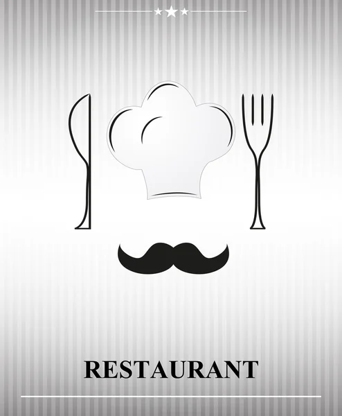 Menú restaurante — Vector de stock