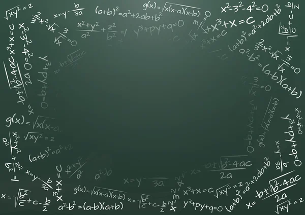 Fórmula matemáticas — Archivo Imágenes Vectoriales