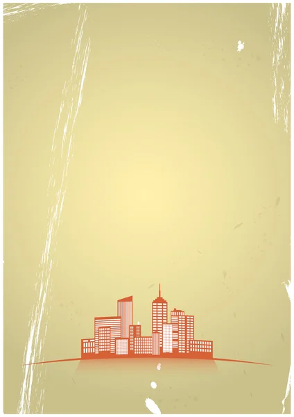 Vintage city — Stock Vector