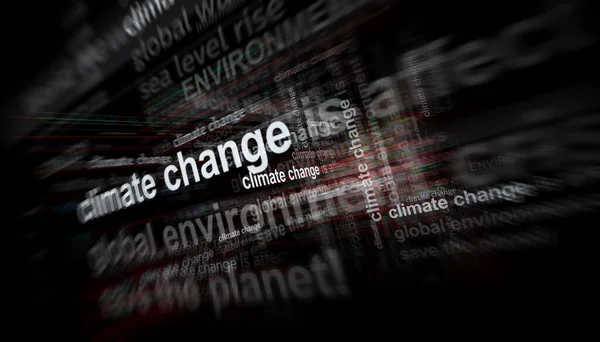 Legfrissebb Hírek Nemzetközi Médiában Éghajlatváltozás Globális Felmelegedésével Környezeti Katasztrófájával Absztrakt — Stock Fotó