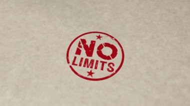 Sınırsız damga ve el damgası çarpışma animasyonu. Özgürlük ve 3D oluşturulan kısıtlamaların üstesinden gelinmesi.