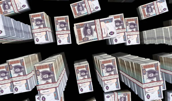 Mongolian Togrog Tugrik Money Pack Illustrazione Fasci Banconote Mnt Concetto — Foto Stock