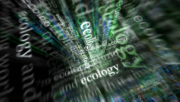 Headline News International Media Ecology Environment Climate Crisis Abstract Concept — Stockfoto