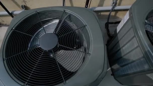 Νέο Σύστημα Κλιματισμού Home Hvac Κλείσε Υψηλής Ποιότητας Πλάνα — Αρχείο Βίντεο