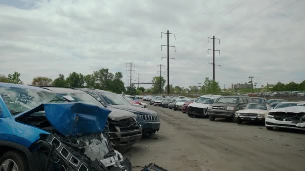 부서진 주차장 고품질 — 비디오