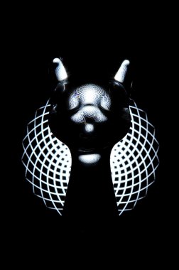 şeffaf kristal kedi