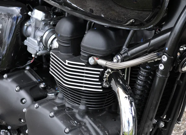 Двигун мотоцикла Стокова Картинка