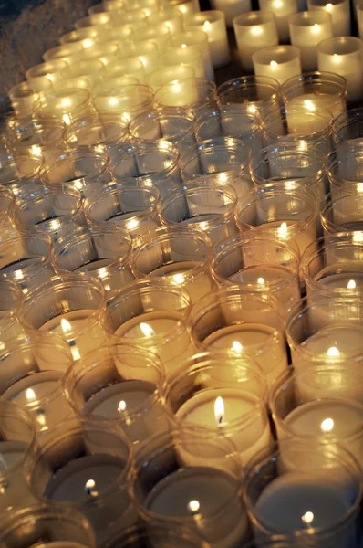 Votive candles — Stock Photo, Image