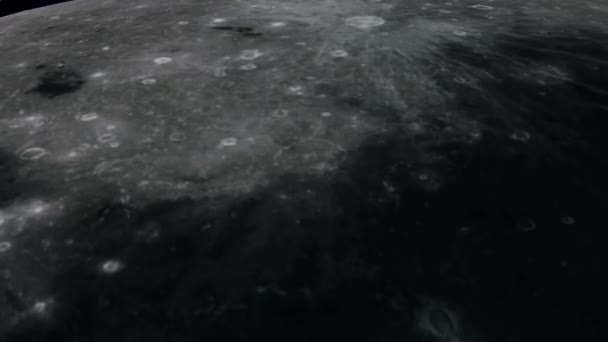Mond und Erde — Stockvideo